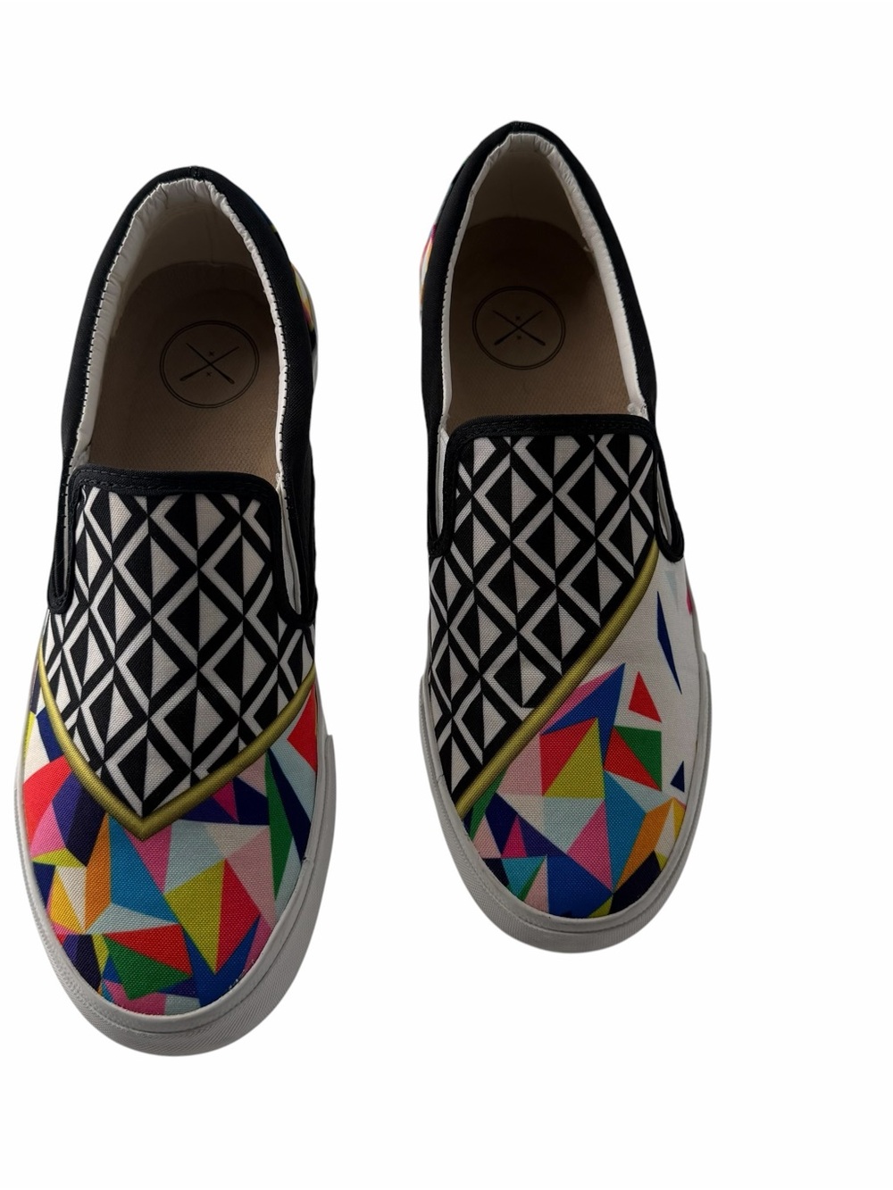 Inkkas Blake Slip-On Unisex W9 / M7 Sneakers Boho Streetwear Maximalist Art